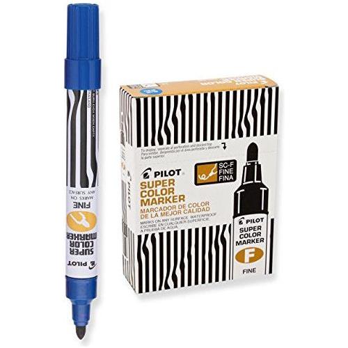 SUPER COLOR MARKER FINE BLUE CJ.12