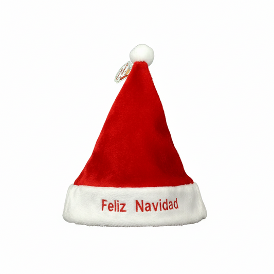Hat Plush W/ Feliz Navidad Embroid - JA Riollano