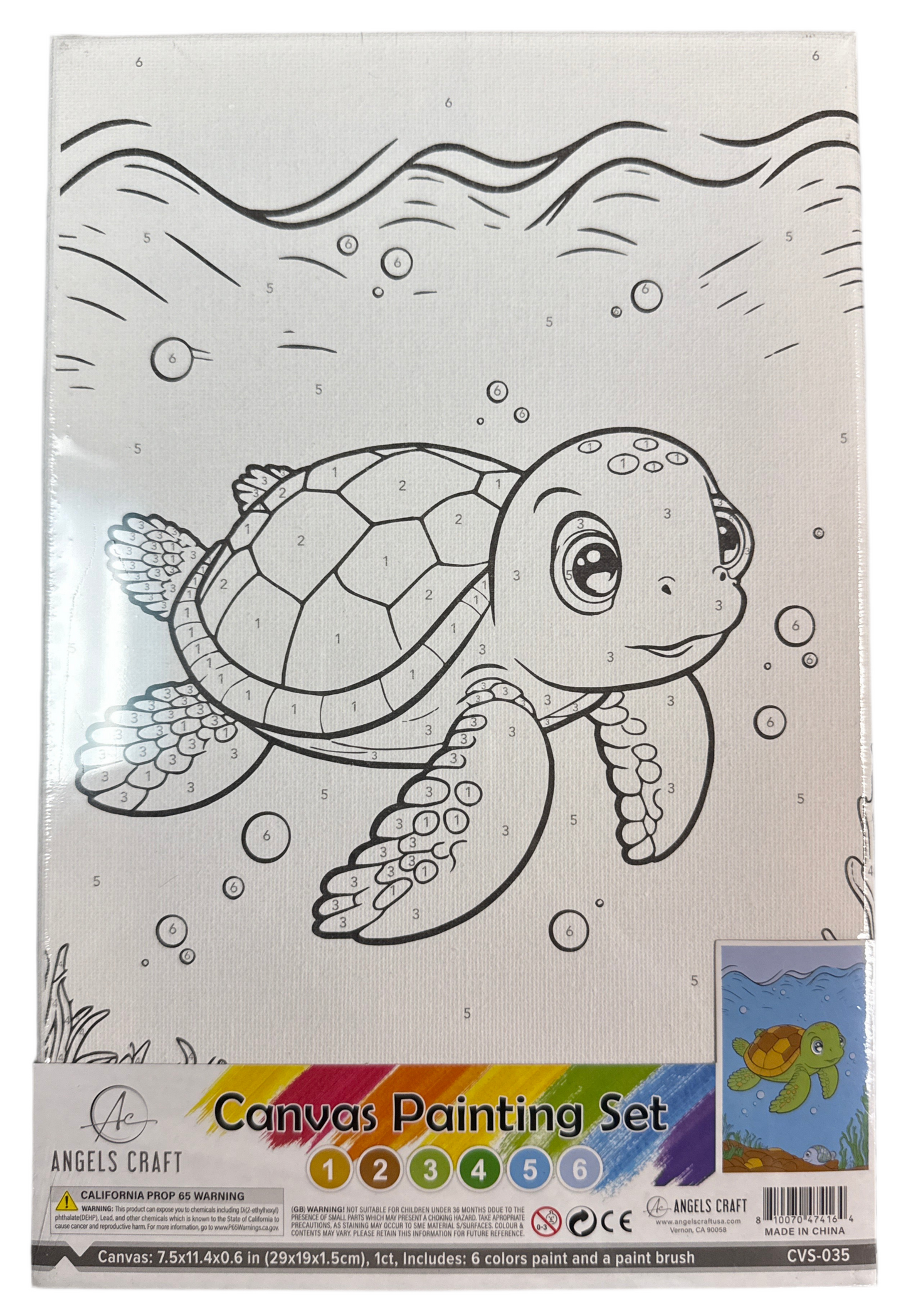 Canvas Paint Set