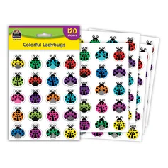 COLORFUL LADYBUGS STICKERS