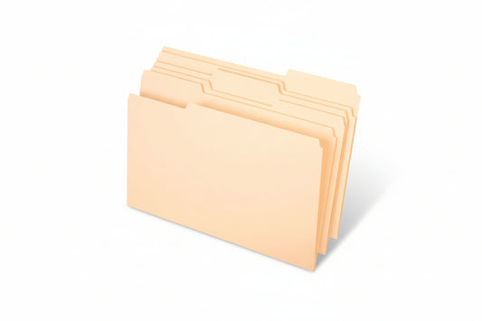 FOLDER MANILA LEGAL 1/3 CUT BOX/100