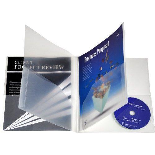 PLASTIC FOLDER 6 POCKET LETTER CLEAR