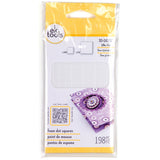ADHESIVE FOAM DOT SQUARES .125IN 198PCS
