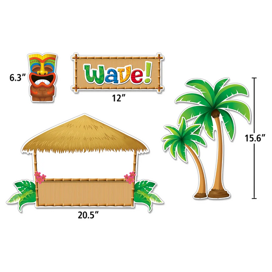 SURFS UP BOARD BULLETIN DISPLAY SET
