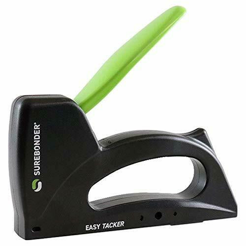 LIGHT DUTY STAPLE GUN BLACK W/GREEN HANDLE