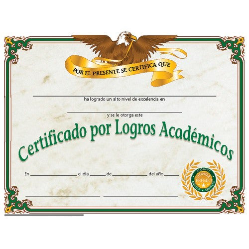 CERTIFICADO LOGRO ACADEMICO