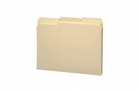 Folder Mnaila | Letter | 1/3 Cut | Box 100X/100