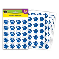 BLUE PAW PRINTS STICKERS