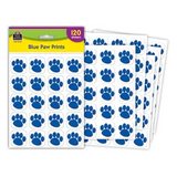 BLUE PAW PRINTS STICKERS