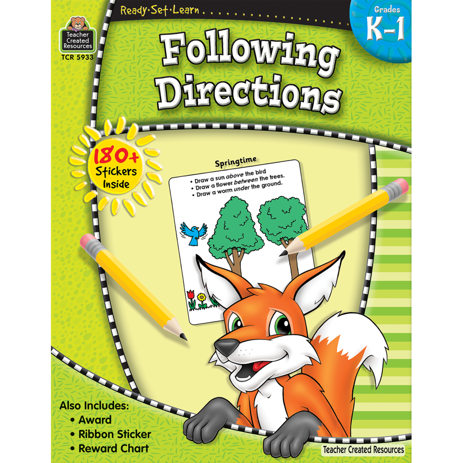 READY-SET-LEARN: FOLLOWING DIRECTIONS GRADE K-1