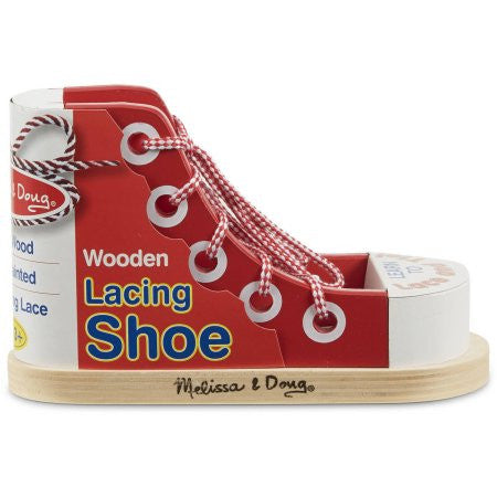 WOODEN LACING SHOE