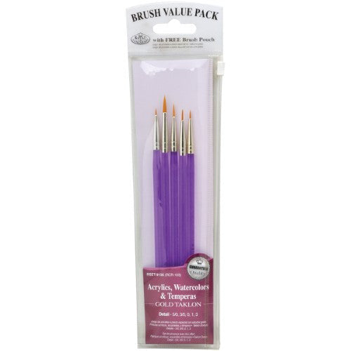 GOLD TAKLON ACRYLIC HANDL 5 PC