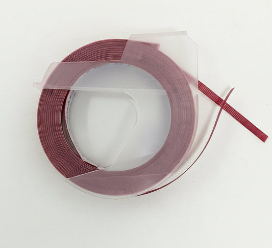 Labels Cassette | Gloeey | 3/8" x 12" | Red