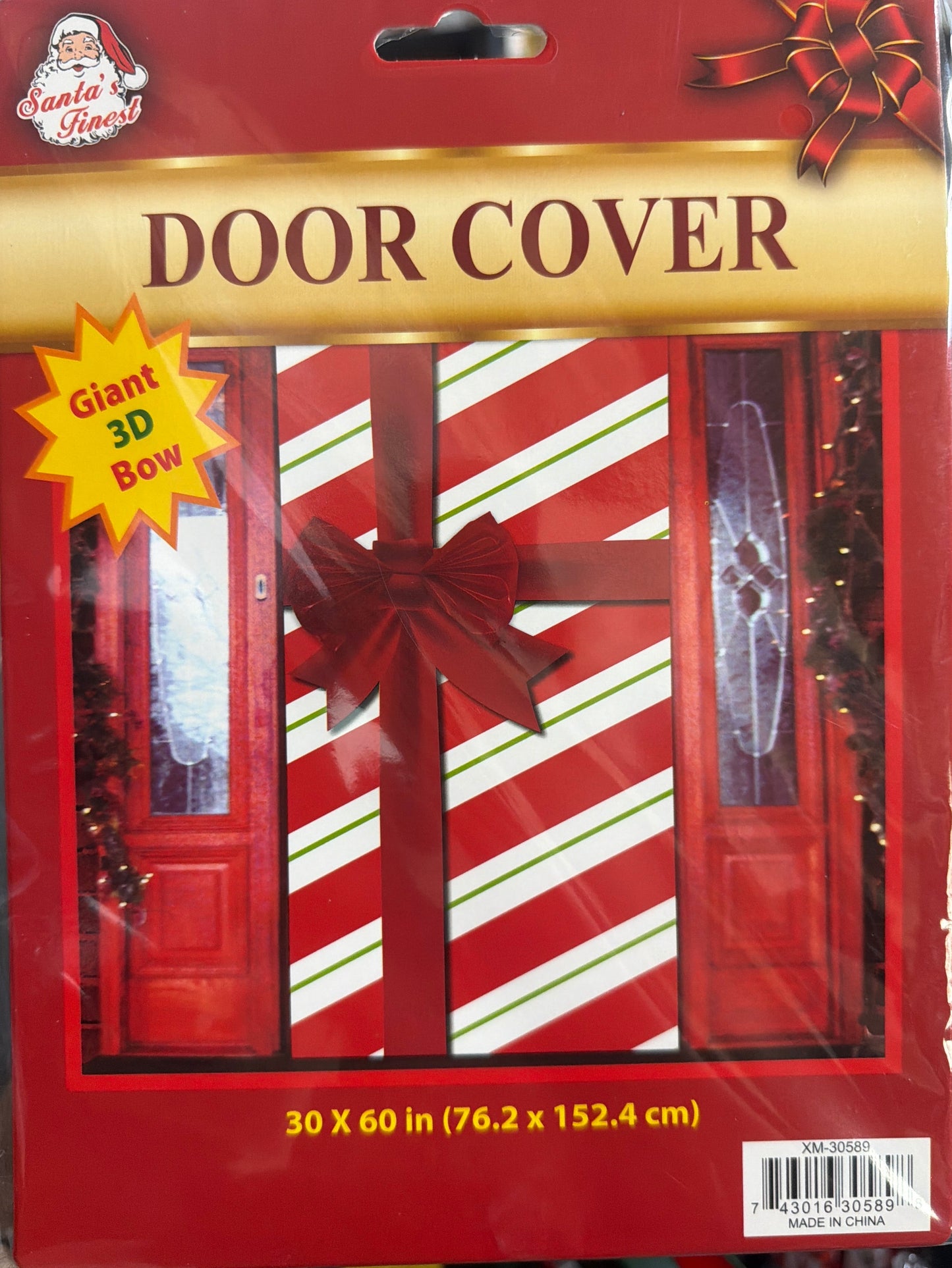 DOOR COVER W/GIANT BOW
