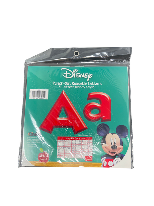 LETTER MICKEY MOUSE RED