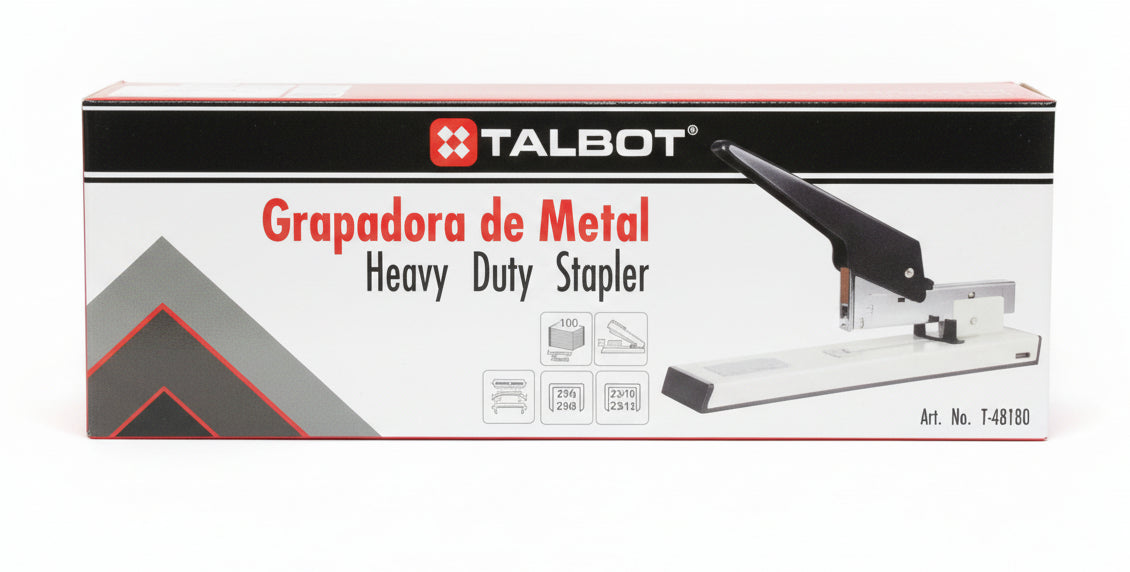 Grapadora Heavy duty para encuadernación.