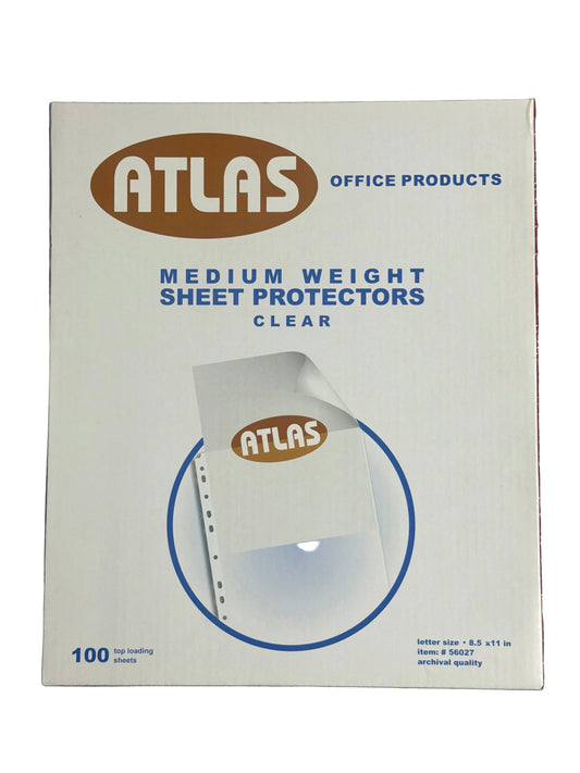 SHEET PROTECTORS SEMI-CLEAR CJ.100