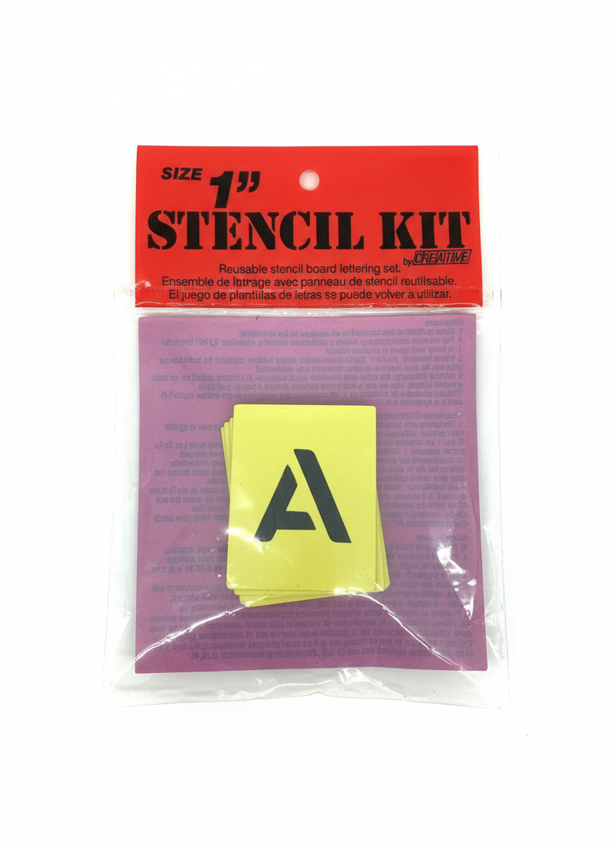 STENCIL KIT 1"