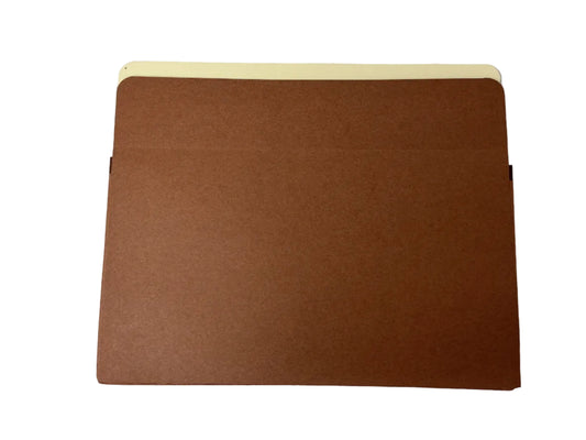 Wallet Pocket | Legal | 3-1/2" | Exp | Brown | #1526
