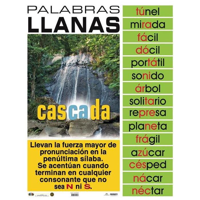 CARTEL PALABRAS LLANAS