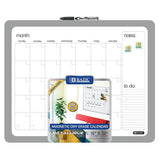 MAGNETIC DRY ERASE CALENDAR ALUMINIUM 16" X 20"