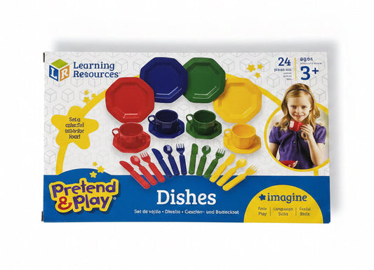 Prentend & Play Dish Set | 24 pc