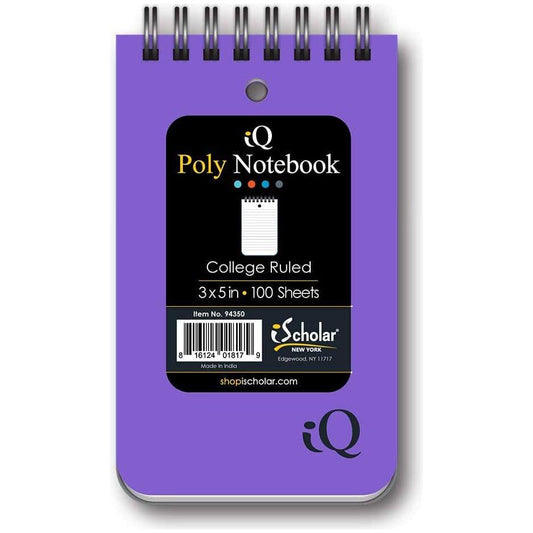 POLY MEMO BOOK DBL WIRE 3X5