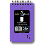 POLY MEMO BOOK DBL WIRE 3X5