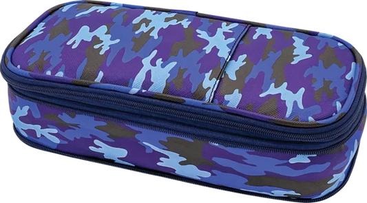 BLUE CAMO PENCIL CASE