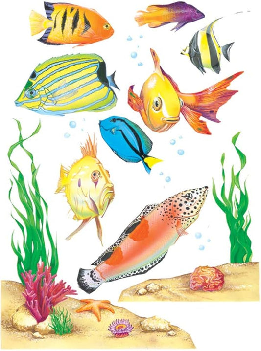 WINDOW CLINGS FISH 15 PC