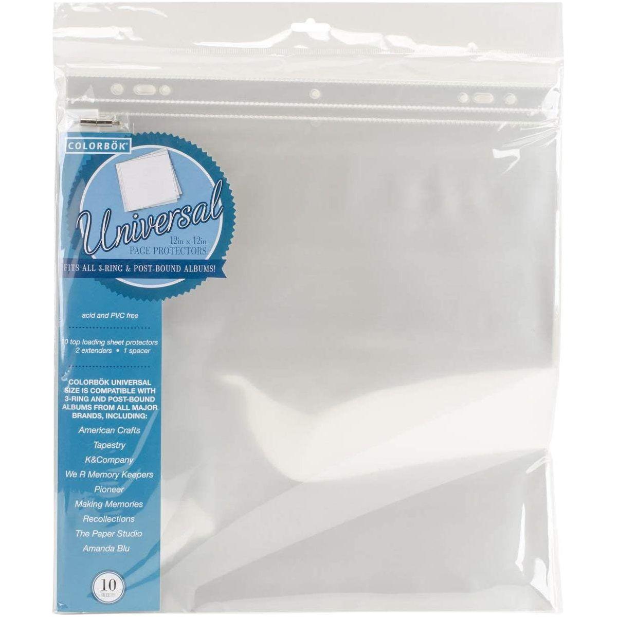 PAGE PROTECTORS 12X12 10 SHEETS