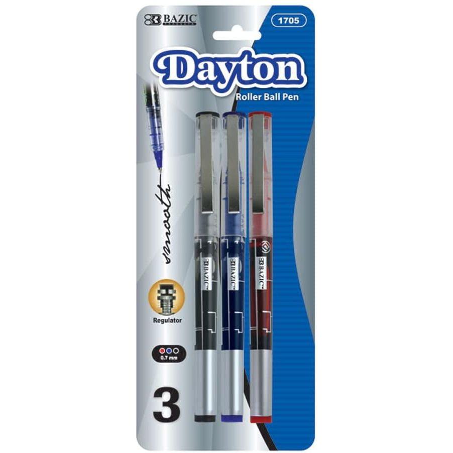 DAYTON ROLLER BALL PEN 0.7 ASST COLOR PQ.3