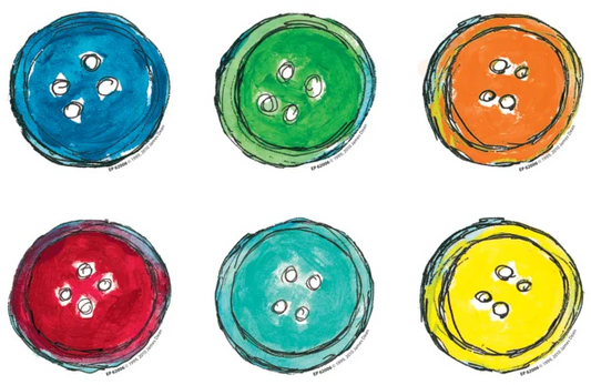 PETE THE CAT GROOVY BUTTONS MINI ACCENTS 36 PCS