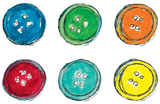 PETE THE CAT GROOVY BUTTONS MINI ACCENTS 36 PCS
