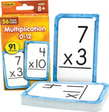 MULTIPLICATION 0-12 FLASH CARDS 56PCS