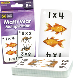 MATH WAR MULTIPLICATION FLASH CARDS 56PCS