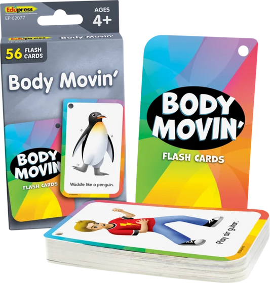 BODY MOVIN’ FLASH CARDS