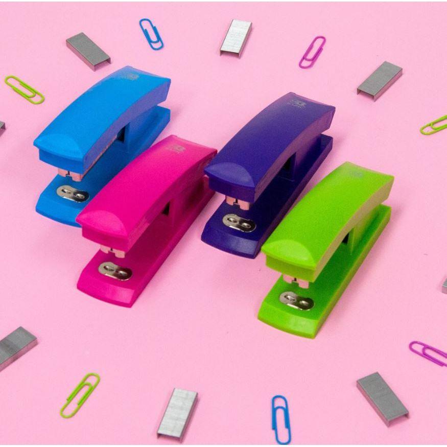 BRIGHT COLOR STANDARD (26/6) STAPLER W/50 STAPLES