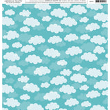 CLOUDS PATTERNED PAPER SINGLE 12X12