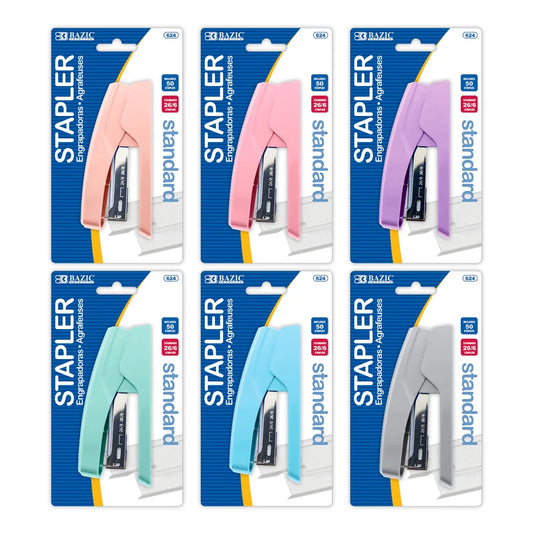 Standard Stapler Transparent 26/6 Staples