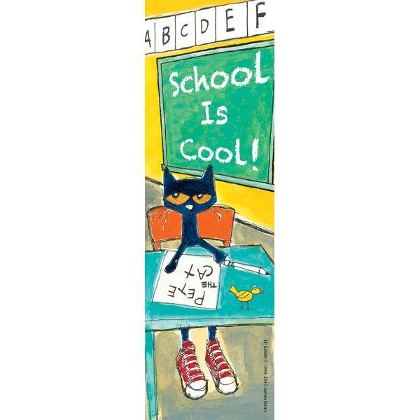 PETE THE CAT SCHOOL IS COOL BOOKMARKS 36 PCS