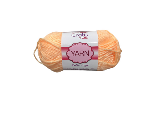 YARN ACRYLIC PEACH