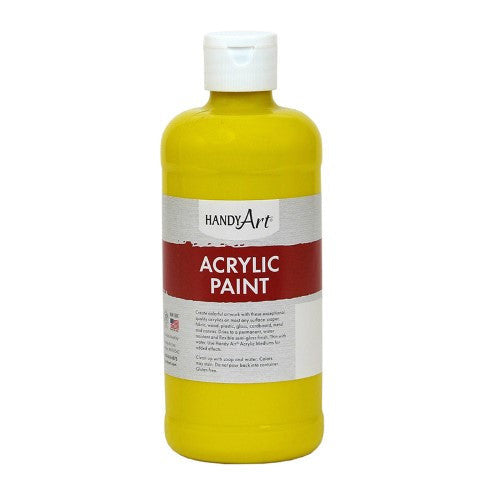 ACRYLIC PAINT 16 OZ YELLOW CHROME