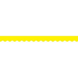 YELLOW SCALLOPED BORDER