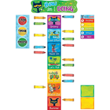 PETE THE CAT HOW AM I DOING MINI BULLETIN BOARD SET 47 PCS