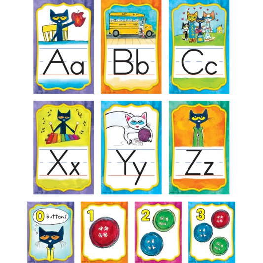 PETE THE CAT ALPHABET BULLETIN BOARD SET