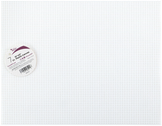 CousinDIY Plastic Canvas 7 Count | White | 10"X13"