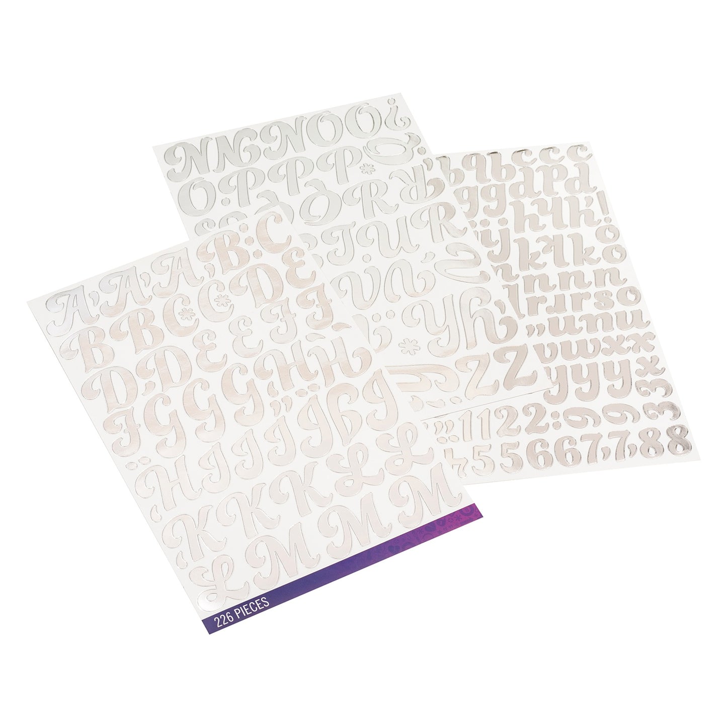 Sticko Stickers | Silver | Foil Funki Dori | Large | 226 stickers