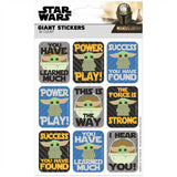 STAR WARS THE MANDALORIAN GIANTS STICKERS 36PCS