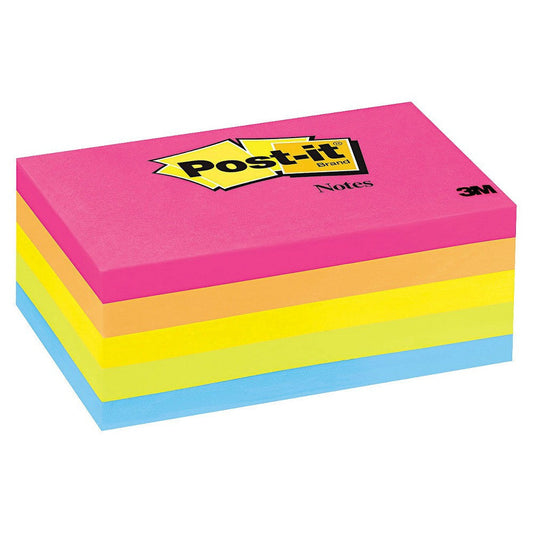 POST IT NOTE 3X5 NEON #655-5PK